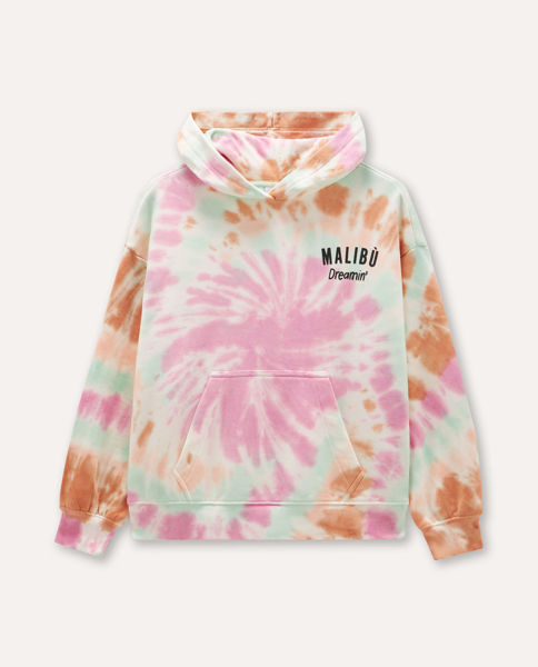 Slika Majica s kapuljačom i tie-dye efektom